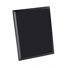 PLAQUE RECTANGULAR BLACK 250x200x15