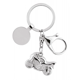 KEYCHAIN MOTORBIKE WITH SNAP HOOK