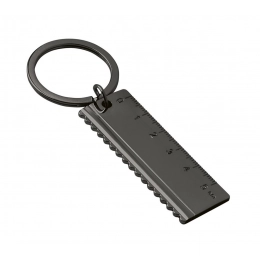 KEYCHAIN RULER BURNISHED