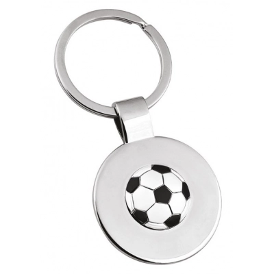 
                                            KEYCHAIN FOOTBALL DECORATION BLACK WHITE
                                            