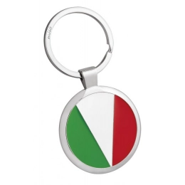 KEYCHAIN ROUND COLOURS ITALIAN FLAG