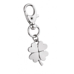 KEYCHAIN FOUR-LEAF CLOVER CARABINER