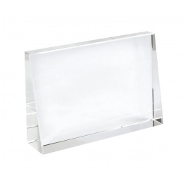 GLASS TROPHY TRANSPARENT 130X30X90
