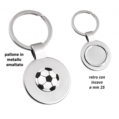 
                                            KEYCHAIN FOOTBALL HOLLOW BLACK WHITE
                                            