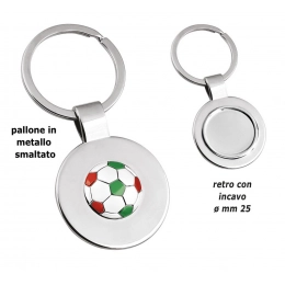 KEYCHAIN FOOTBALL HOLLOW TRICOLOR