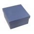 СИНЯЯ КОРОБКА ИЗ САТИНА СИНЕГО ЦВЕТА 130X130X70 ММ СИНЯЯ КОРОБКА ИЗ САТИНА СИНЕГО ЦВЕТА 130X130X70 ММ