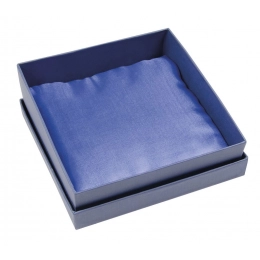BLUE BOX SATIN BLUE 150X150X40 MM