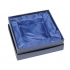 СИНЯЯ КОРОБКА ИЗ САТИНА СИНЕГО ЦВЕТА 150X150X50 ММ СИНЯЯ КОРОБКА ИЗ САТИНА СИНЕГО ЦВЕТА 150X150X50 ММ