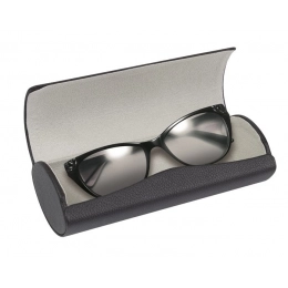 GLASSES CASE BLACK - GREY INSIDE