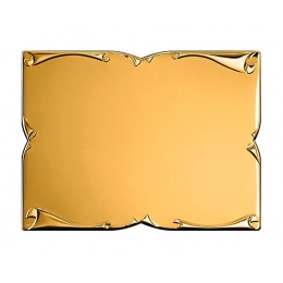 TARGA ORO PERGAMENA SUBLIMAZ. 230x180mm