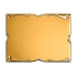 Золотая табличка из пергамента для сублимации, 230x180 мм