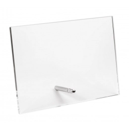 VETRO DRITTO CON SUPPORTO 170X130X10MM