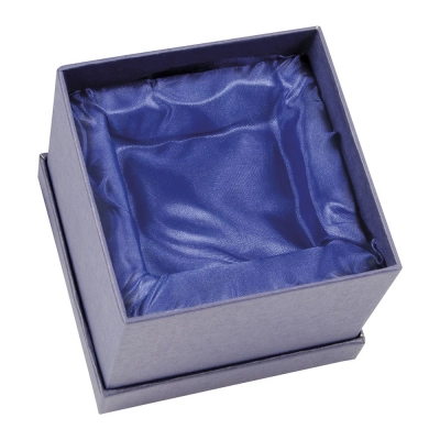 
                                                Синяя коробка из сатина 120x120x90 мм
                                                