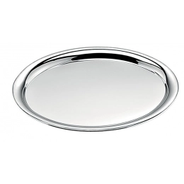 TRAY OVAL CHROMED - 230x320 mm