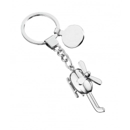 KEYCHAIN HELICOPTER WITH TOKEN
