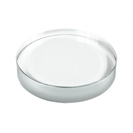 PAPERWEIGHT WHITE GLASS d=120 h19 mm