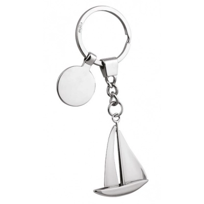 
                                            KEYCHAIN SAILING BOAT - WITH COIN
                                            