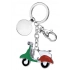 KEY CHAIN VESPA GREEN/WHITE/RED - NO BOX