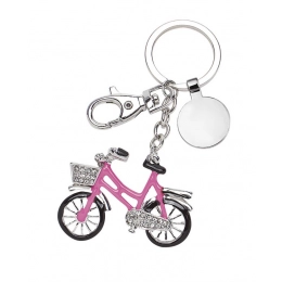 KEY CHAIN BICYCLE - PINK - NO BOX
