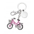 KEY CHAIN BICYCLE - PINK - NO BOX