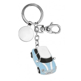 KEY CHAIN CAR LIGHT-BLUE - NO BOX