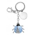 KEY CHAIN LIGHT BLUE LADYBIRD - NO BOX