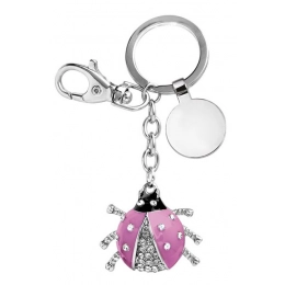 KEYCHAIN PINK LADYBIRD - NO BOX