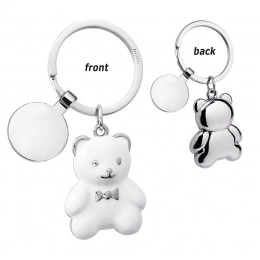 KEY CHAIN BEAR WHITE - NO BOX