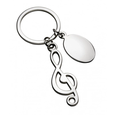 
                                            KEY CHAIN METAL TREBLE CLEF - NO BOX
                                            