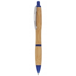 BALL PEN BAMBOO PARTS IN BLUE