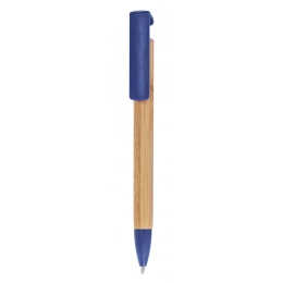 BALL PEN BAMBOO PARTS IN BLUE