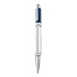 ROLLERBALL PEN BLUE MARB/CHROMED SHINY