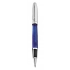 ROLLERBALL PEN blue marble/CHROMED SHINY