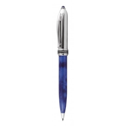 BALLPOINT PEN blue AND CHROMED stripes