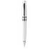 Шариковая ручка белая с хромированным блеском Шариковая ручка белая с хромированным блеском
