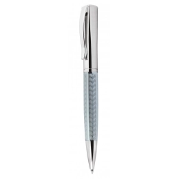 BALLPOINT CHROMED LIGHT BLUE