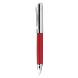 BALLPOINT PEN METAL RED, CHROMED CAP