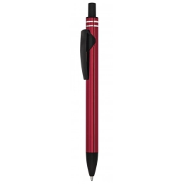 RED ALUMINIUM PEN CLIP BLACK