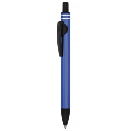 BLUE ALUMINIUM PEN CLIP BLACK