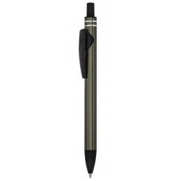 BURNISHED ALUMINIUM PEN CLIP BLACK
