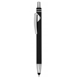 BLACK ALUMINIUM PEN WITH TOUCH