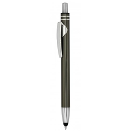 BURNISHED ALUMINIUM PEN WITH TOUCH