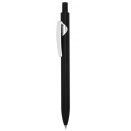 PEN IN SATIN BLACK AND CHROMED