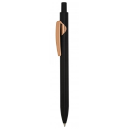 PEN IN SATIN BLACK AND ROSE GOLD POLISHE