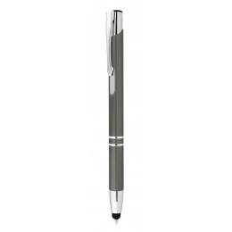 BURNISHED ALUMINIUM PEN WITH TOUCH