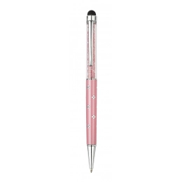 PEN ALUMINIUM PINK FLOWER