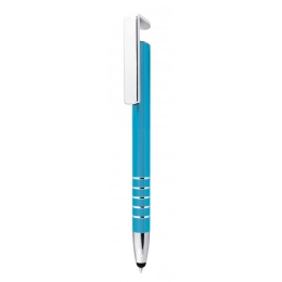 PEN ALUMINIUM SKY-BLUE, WITH TOUCH