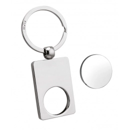 PORTACHIAVI RETTANGOLO GETTONE CARRELLO