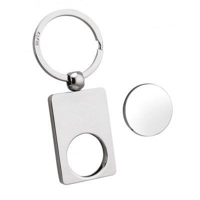 
                                            PORTACHIAVI RETTANGOLO GETTONE CARRELLO
                                            