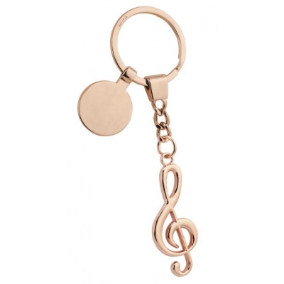 
                                                PORTACHIAVI CHIAVE DI VIOLINO ROSATO
                                                